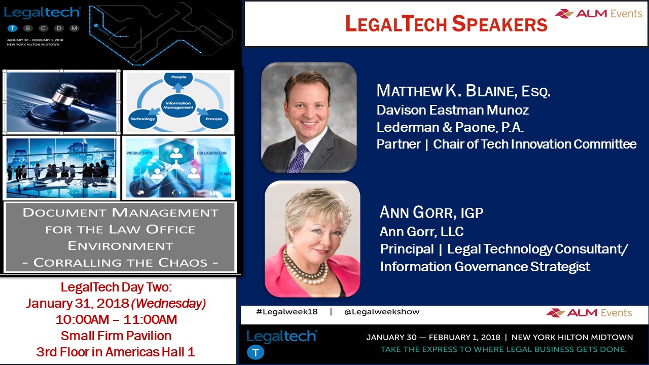 Legal Tech Speakers