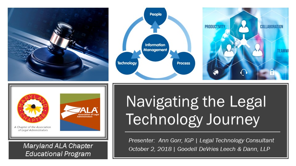 Navigating The Legal Technology Journey Navigating The Legal Technology Journey